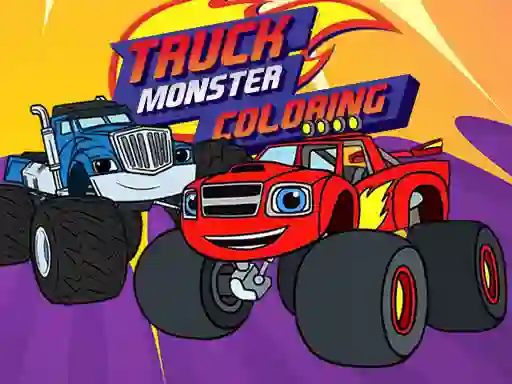 لعبة Truck Monster Coloring على الانترنت