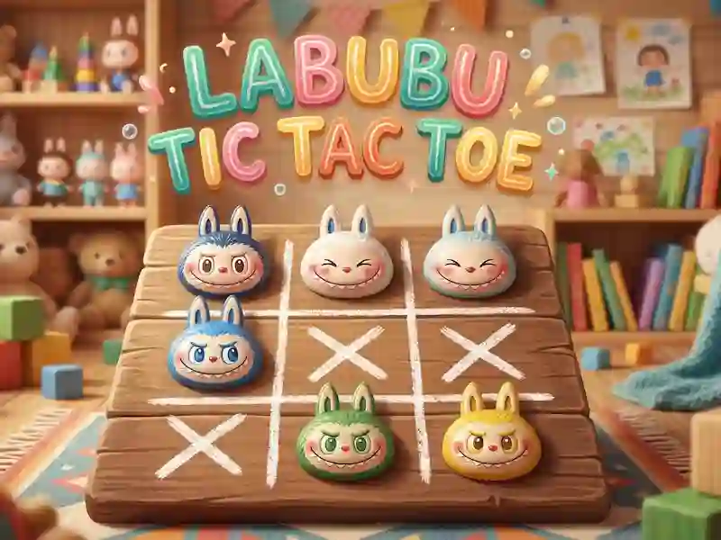 لعبة Labubu Tic Tac Toe على الانترنت
