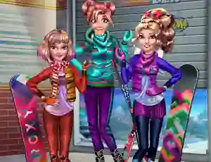 لعبة Princesses Winter Holiday على الانترنت