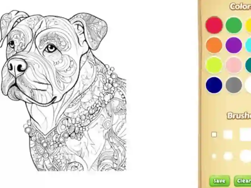 لعبة Dog Coloring Book for Adults على الانترنت