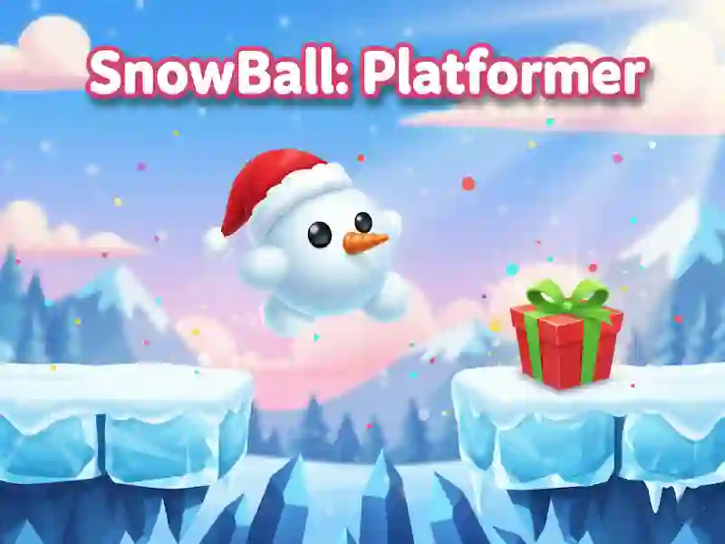 لعبة SnowBall: Platformer على الانترنت