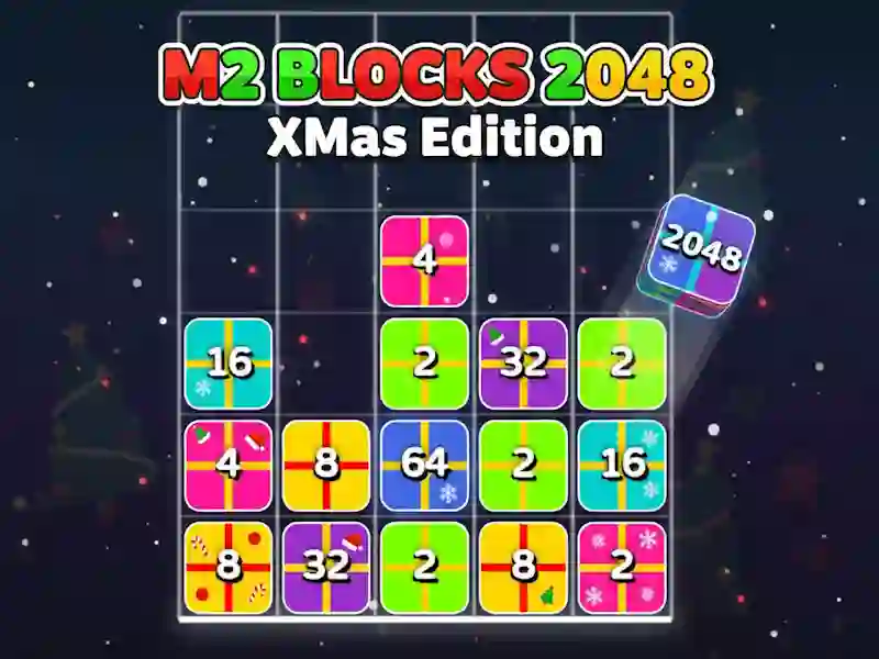 لعبة M2 BLOCKS 2048 XMas Edition على الانترنت