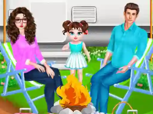 لعبة Baby Taylor Family Camping على الانترنت