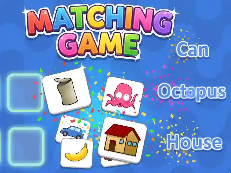 لعبة Matching game على الانترنت