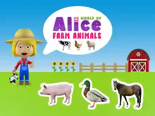 لعبة World of Alice Farm Animals على الانترنت