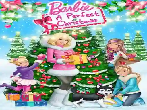 لعبة Barbie Christmas DressUp على الانترنت