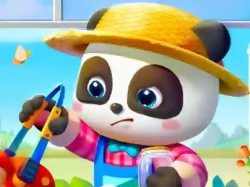 لعبة Jigsaw Puzzle: Baby Panda Little Farmer على الانترنت