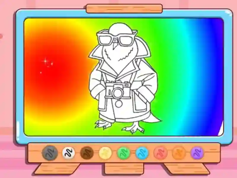 لعبة Coloring Book: Spionero Golubiro على الانترنت