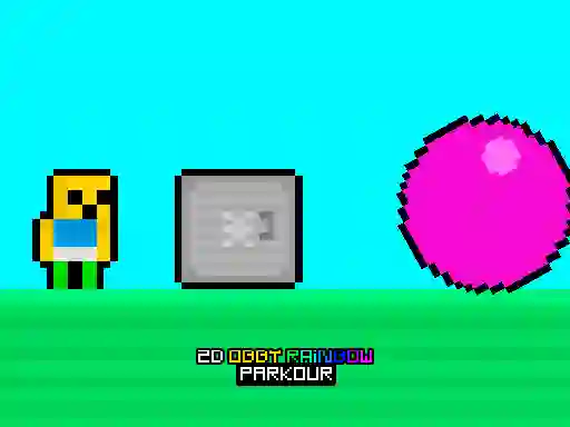 لعبة 2D Obby Rainbow Parkour على الانترنت