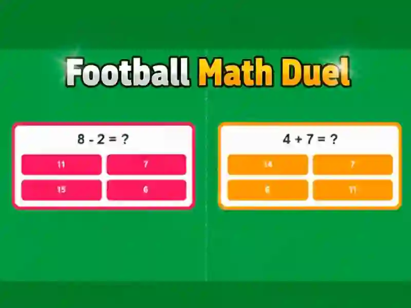 لعبة Football Math Duel على الانترنت