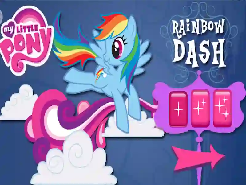 لعبة Rainbow Dash's Cloud Bump على الانترنت