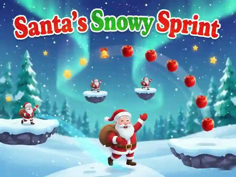 لعبة Santa's Snowy Sprint على الانترنت