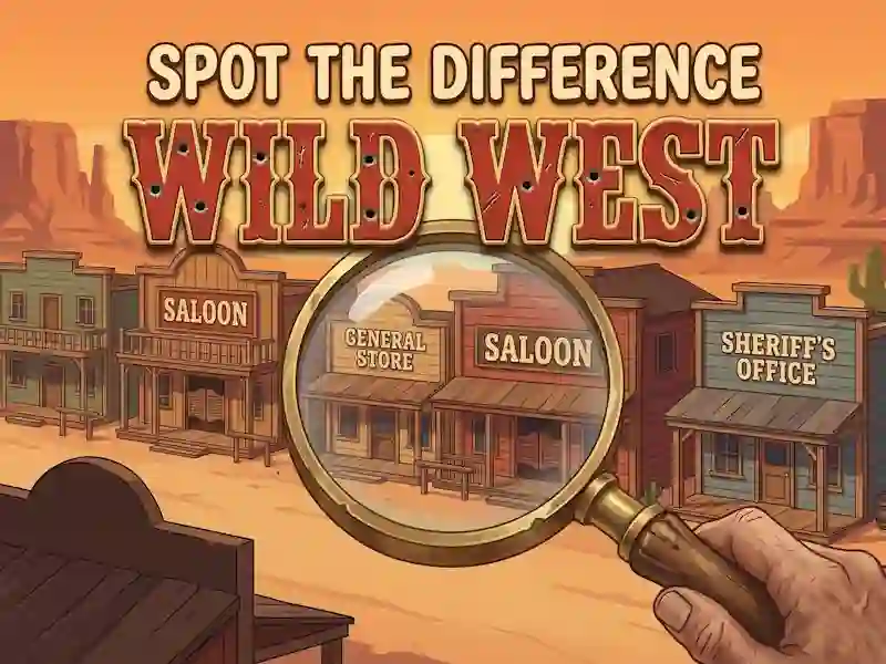 لعبة Spot The Difference Wild West على الانترنت
