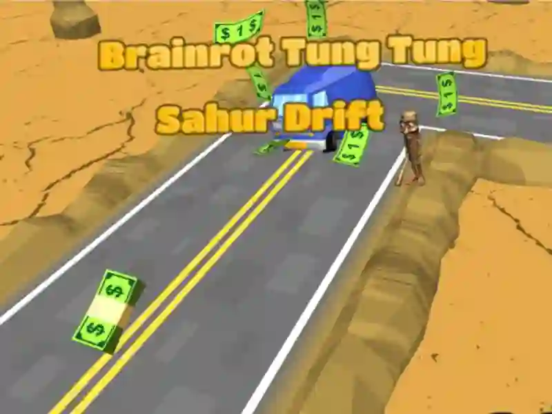 لعبة Brainrot Tung Tung Sahur Drift على الانترنت