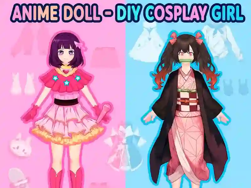 لعبة Anime Doll - DIY Cosplay Girl على الانترنت
