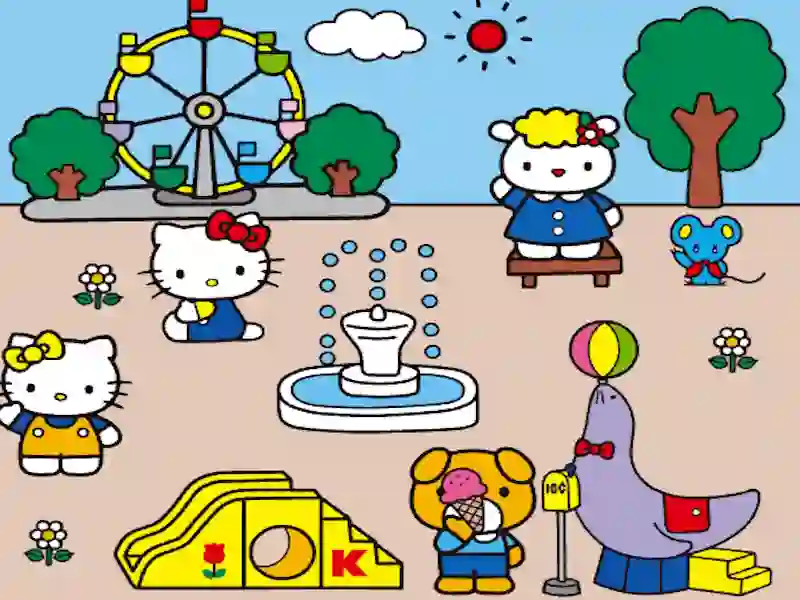 لعبة Hello Kitty: Scene Creator على الانترنت