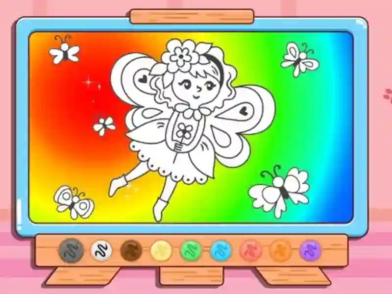 لعبة Coloring Book: Floral Dance على الانترنت