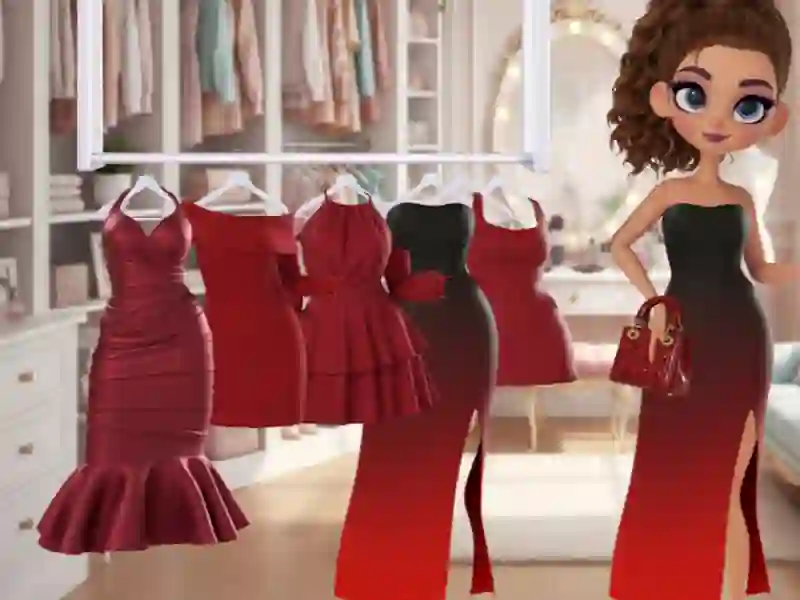 لعبة Fashion Stories: Lady in Red على الانترنت
