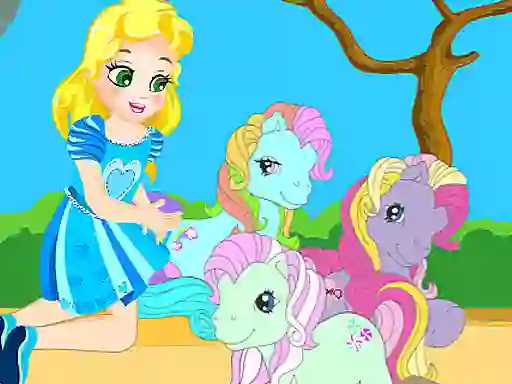 لعبة My Pony Scene على الانترنت
