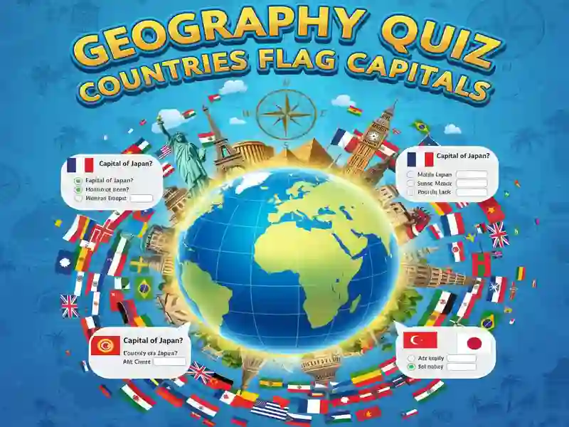 لعبة Geography Quiz Countries Flag Capitals على الانترنت