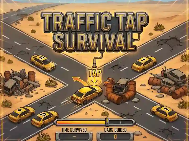 لعبة Traffic Tap Survival على الانترنت
