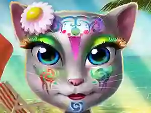 لعبة Kitty Beach Makeup على الانترنت