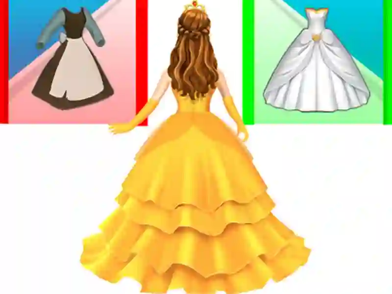 لعبة Princess Dress Up Run على الانترنت