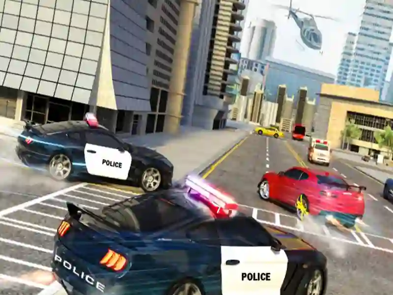 لعبة City Police Car Chase Game على الانترنت
