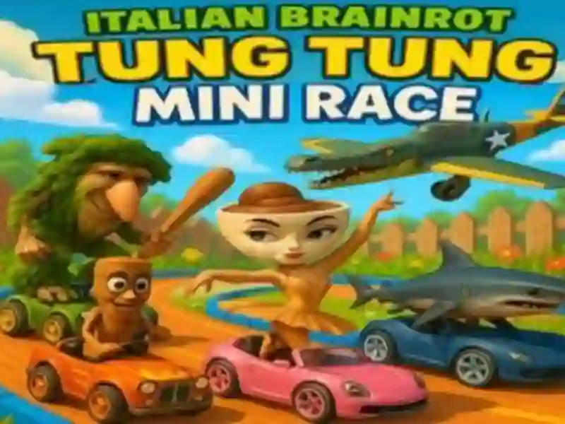 لعبة Italian Brainrot Tung Tung Mini Race على الانترنت