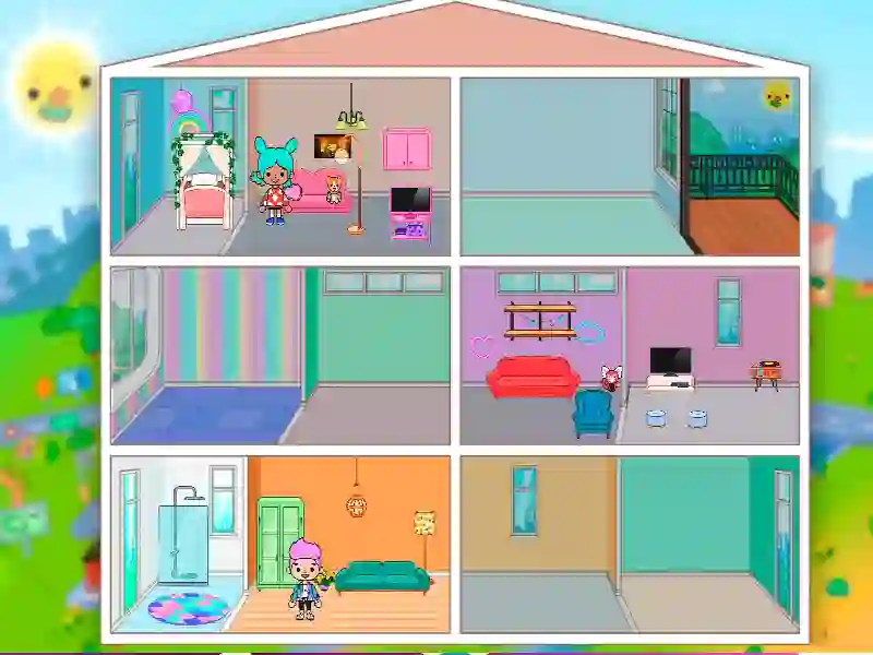 لعبة Toca Boca Interior Design على الانترنت