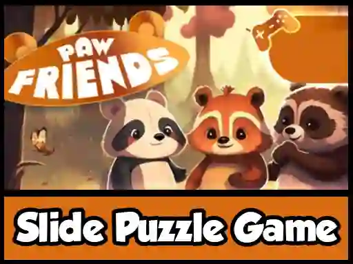لعبة Paw Friends - Slide Puzzle Game على الانترنت