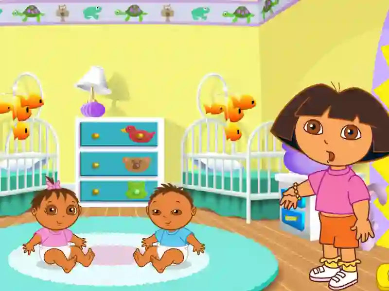 لعبة Dora the Explorer Dora's Playtime with the Twins على الانترنت