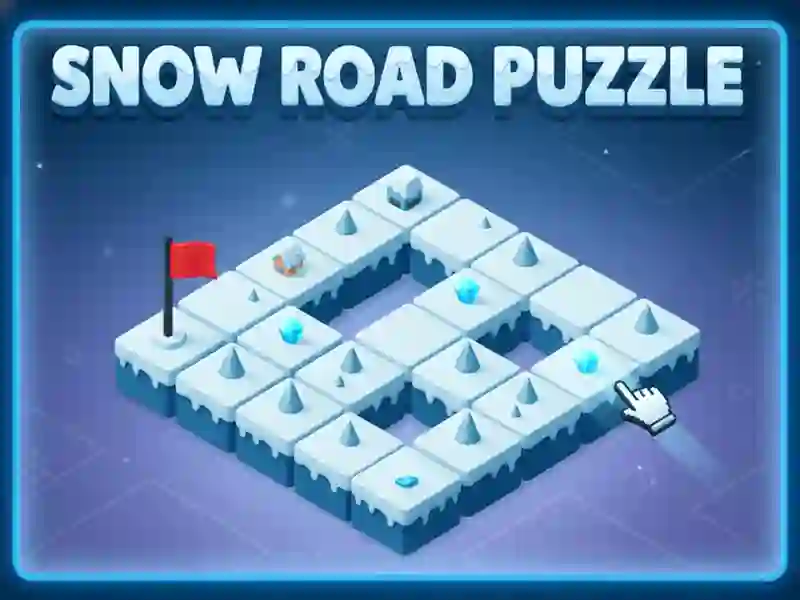 لعبة Snow Road Puzzle على الانترنت