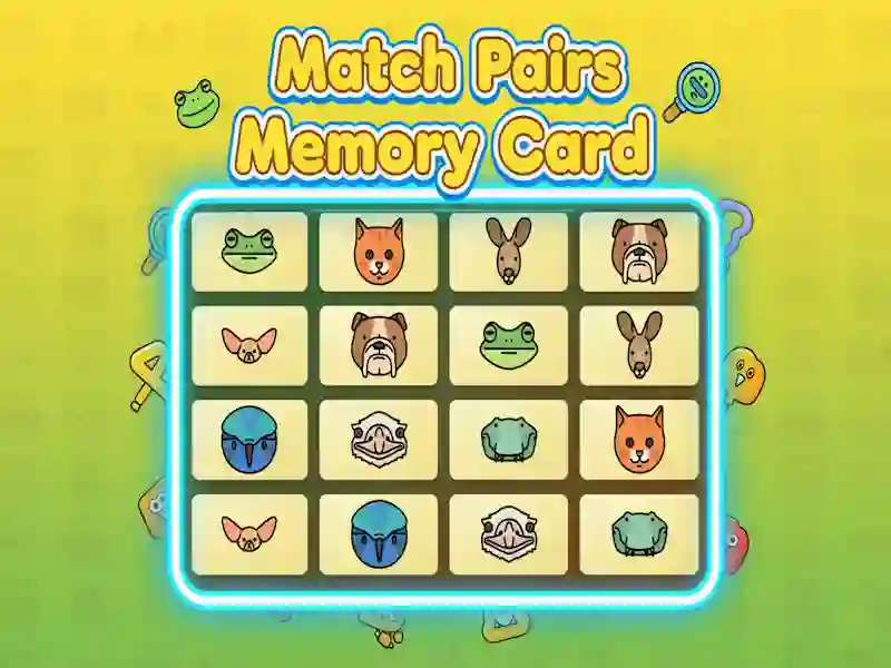 لعبة Match Pairs Memory Card على الانترنت