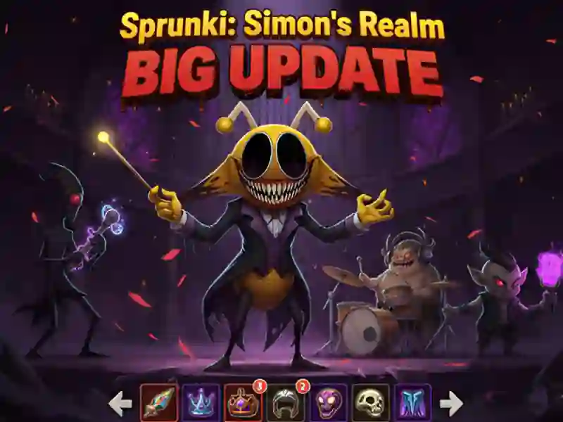 لعبة Sprunki: Simon’s Realm Big Update على الانترنت