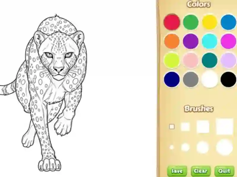 لعبة Wild Animals Coloring Book على الانترنت