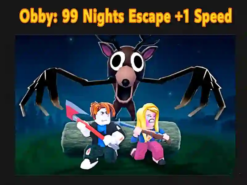 لعبة Obby: 99 Nights Escape +1 Speed على الانترنت