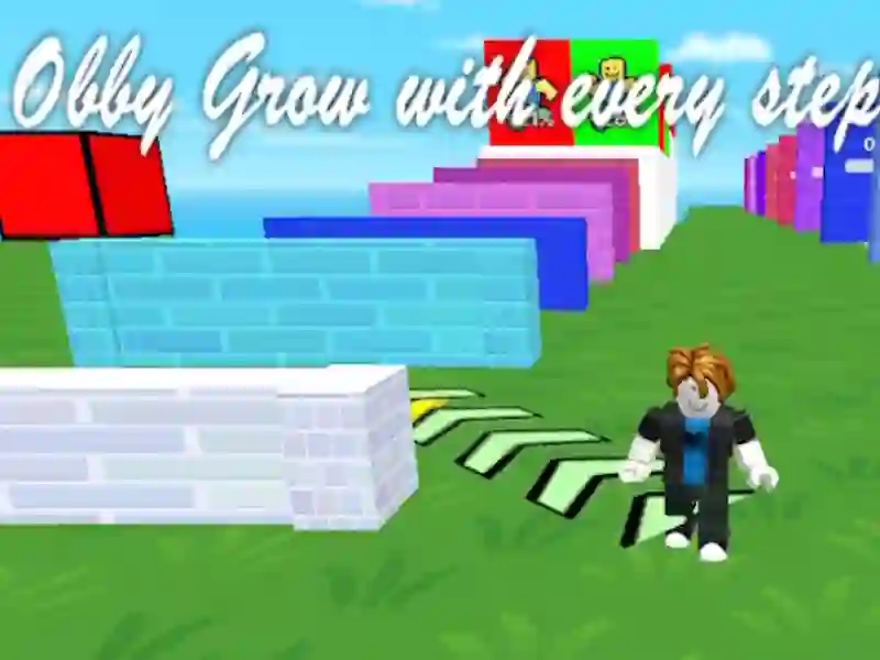 لعبة Obby Grow with every step على الانترنت