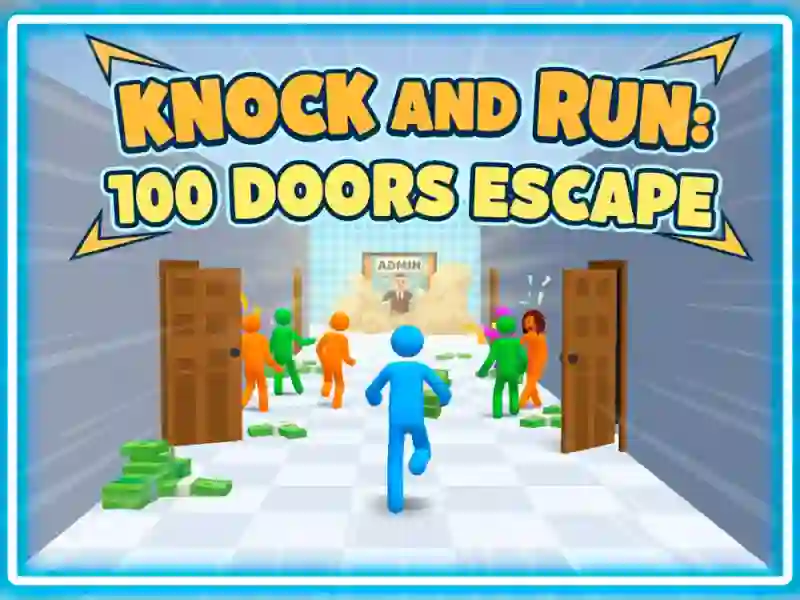 لعبة Knock and Run. 100 Doors Escape على الانترنت