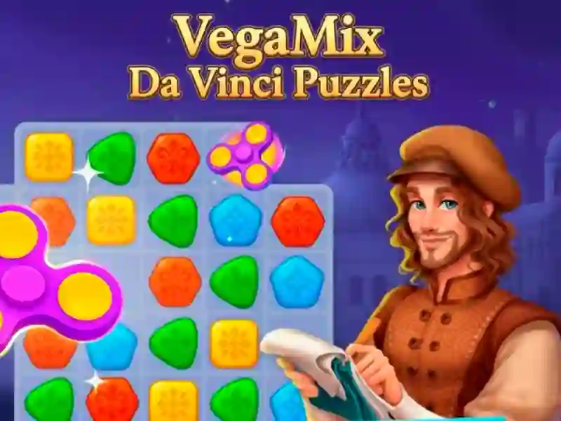 لعبة VegaMix Da Vinci Puzzles على الانترنت