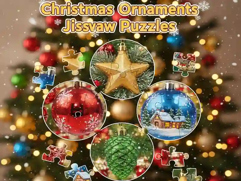 لعبة Christmas Ornaments Jigsaw Puzzles على الانترنت