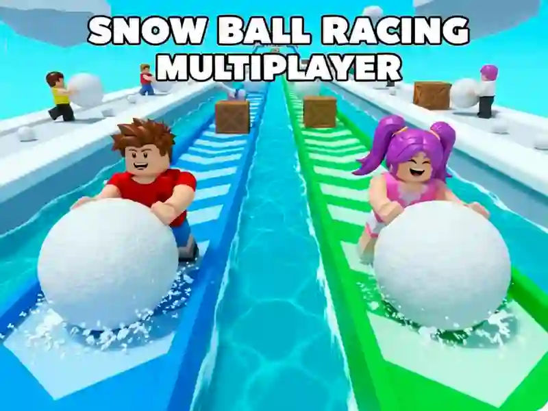 لعبة Snow Ball Racing Mutliplayer على الانترنت
