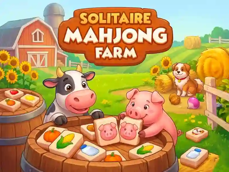 لعبة Solitaire Mahjong Farm على الانترنت