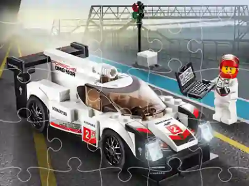 لعبة Lego Racers Jigsaw على الانترنت