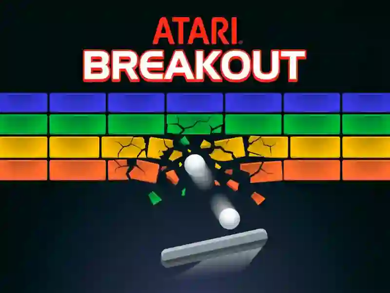 لعبة Atari Breakout على الانترنت