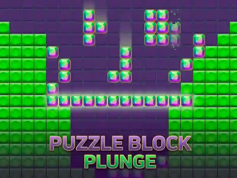 لعبة Puzzle Block Plunge على الانترنت