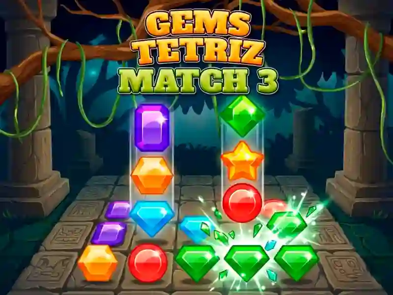 لعبة Gems Tetriz Match 3 على الانترنت