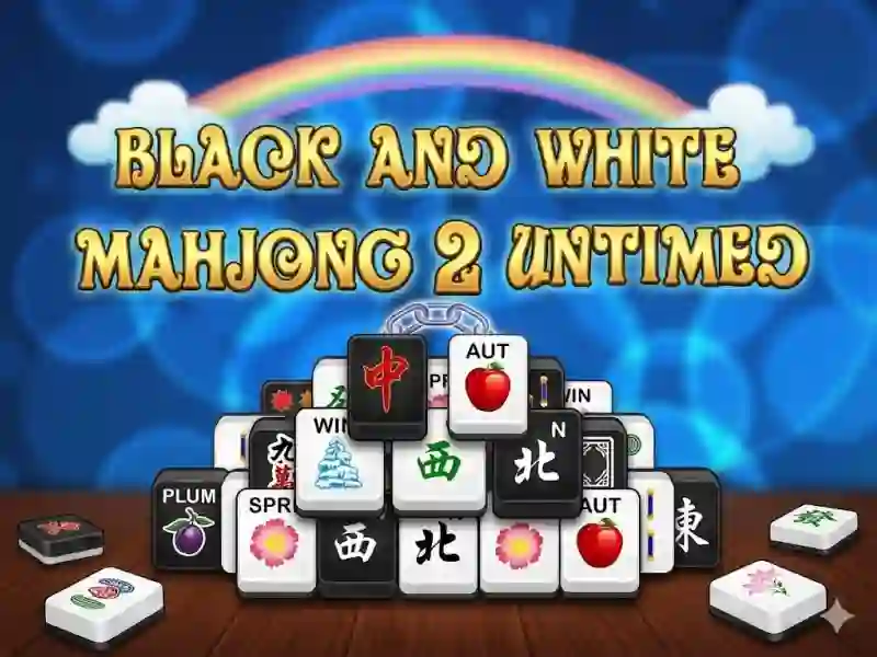 لعبة Mahjong Black White 2 Untimed على الانترنت