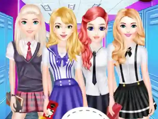 لعبة Girls School Fashion على الانترنت