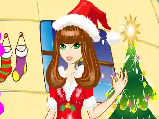 لعبة Christmas Girl Dressup على الانترنت